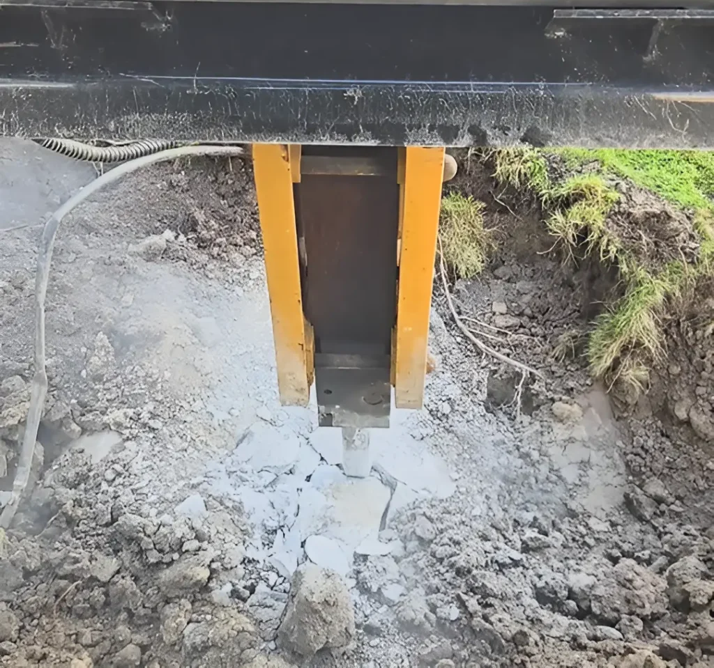Démolition de béton